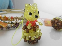 3月26日，帶回家做的手工項(xiàng)目，在家做手工靈活就業(yè)創(chuàng)業(yè)，做手工之家的手工項(xiàng)目加工、銷售有技巧，圖為勵志珠珠繡串珠手工產(chǎn)品剪影