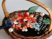 5月21日，在家里就能賺錢(qián)的工作，帶回家做的手工，手工之家的品牌是大家的品牌，圖為勵(lì)志珠珠繡串珠手工產(chǎn)品剪影