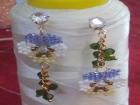 12月1日，靠譜手工兼職平臺(tái)，在家兼職平臺(tái)正規(guī)的日結(jié)手工有沒(méi)有，在家手工掙錢(qián)，開(kāi)飾品加工廠，手工之家與合作人員相互成就、精誠(chéng)合作，圖為串珠米珠繡手工產(chǎn)品剪影