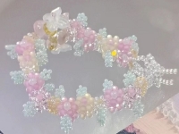 12月14日，手工活接單正規(guī)平臺(tái)，可靠的串珠手工，開(kāi)飾品加工廠，在手工之家，貼心的服務(wù)就是個(gè)性化，圖為串珠米珠繡手工產(chǎn)品剪影