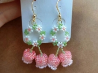 1月3日，手工活拿回家做在哪里找？居家專兼職的好副業(yè)，開飾品加工廠，手工之家努力讓大家有更好的收入，圖為飾品類串珠純手工產(chǎn)品剪影