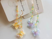 1月14日，哪里可以做手工活兼職，手工項(xiàng)目拿回家做，開(kāi)飾品加工廠，手工之家真心讓大家合作掙錢增收，圖為飾品類串珠純手工產(chǎn)品剪影