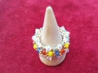 6月11日，手工活外發(fā)一手貨源，拿回家做的手工副業(yè)，在家開飾品手工加工廠掙錢，與手工之家合作，你我他都能做，圖為串珠米珠繡純手工產品剪影