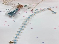 9月12日，家里干的手工活兼職，帶回家做的手工項(xiàng)目，做手工傳承官，為了做好純手工事業(yè)，手工之家一直在創(chuàng)新，圖為串珠米珠繡純手工產(chǎn)品剪影