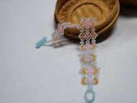 1月3日，兼職手工活可以帶回家做，小成本創(chuàng)業(yè)做手工傳承官，居家手工創(chuàng)業(yè)，手工之家的純手工給大家更多掙錢的渠道和方法，圖為串珠米珠繡純手工產(chǎn)品剪影