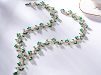 純手工產(chǎn)品串珠米珠繡展示，精美的飾品之手鏈、項鏈