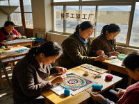 拿回家做，在家開手工加工廠做飾品類純手工，確實能掙錢