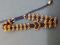 串珠米珠繡純手工產(chǎn)品展示，精美的手飾之手鏈