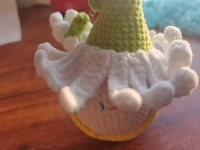 鉤織純手工產(chǎn)品展示，精美的小團子