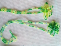 純手工串珠米珠繡產(chǎn)品展示，精美的首飾之項鏈