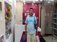 山西運(yùn)城張先生代表村委會(huì)簽單手工活串珠加工