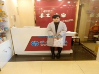 滄州程女士不遠外地而來，親自到手工活之家交貨