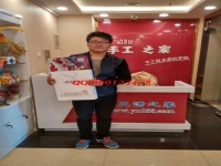 邯鄲縣閆先生來手工活之家總部考察，欲組織人做手工活