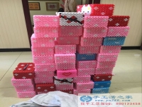 想了解河北邯鄲附近有什么手工活可以帶回家做？邯鄲客戶做好45個(gè)紙抽盒