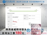 在姐姐的帶動下掙錢，陜西咸陽家庭主婦張女士堅(jiān)持在家做珠繡手工活