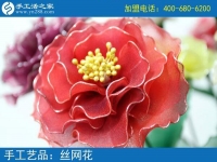 你見(jiàn)過(guò)這么漂亮的絲網(wǎng)花嗎？純手工制作廢物利用 花的世界花的海洋！