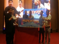 全球知名勵(lì)志演講大師尼克?圣斗士，為勵(lì)志珠代言活動(dòng)現(xiàn)場(chǎng)片段