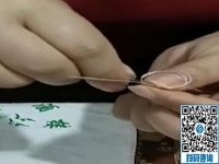 針法簡單的非遺項(xiàng)目外發(fā)手工活，勵(lì)志珠珠繡很受加工人員的歡迎