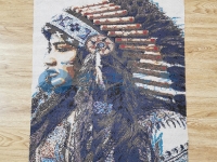 在家?guī)拮龅氖止せ?，是手工之家的非遺勵志珠珠繡手工活