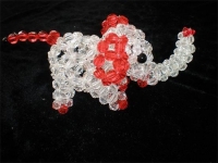 夏天在家做的手工活，晶瑩剔透的串珠工藝品